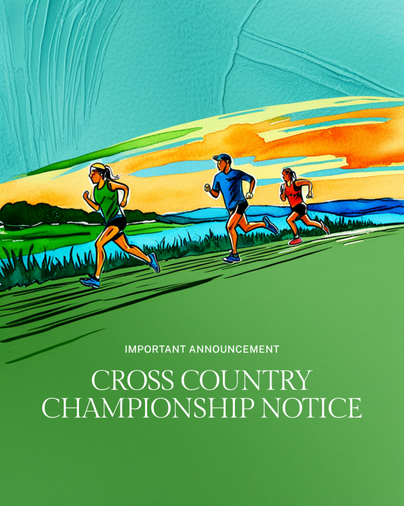instagram post cross country championship notice